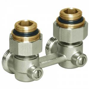 Yзел подключения Basic line E2/50 угловой, 3/4" ВР х 3/4" НР Meibes Мультифлекс